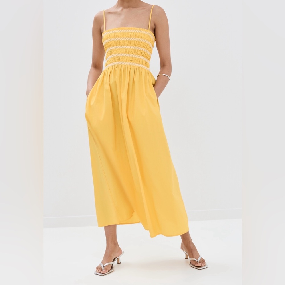 Pistola Bianca Dress, size small, yellow
